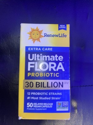 Renew Life Ultimate Flora Extra Care Probiotic Capsules - 50 Tablets