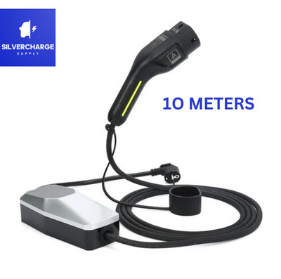 10 METER LONG Portable EV Charger Type 2/Schuko (For: KIA EV3 EV4 EV5 EV6 EV9)