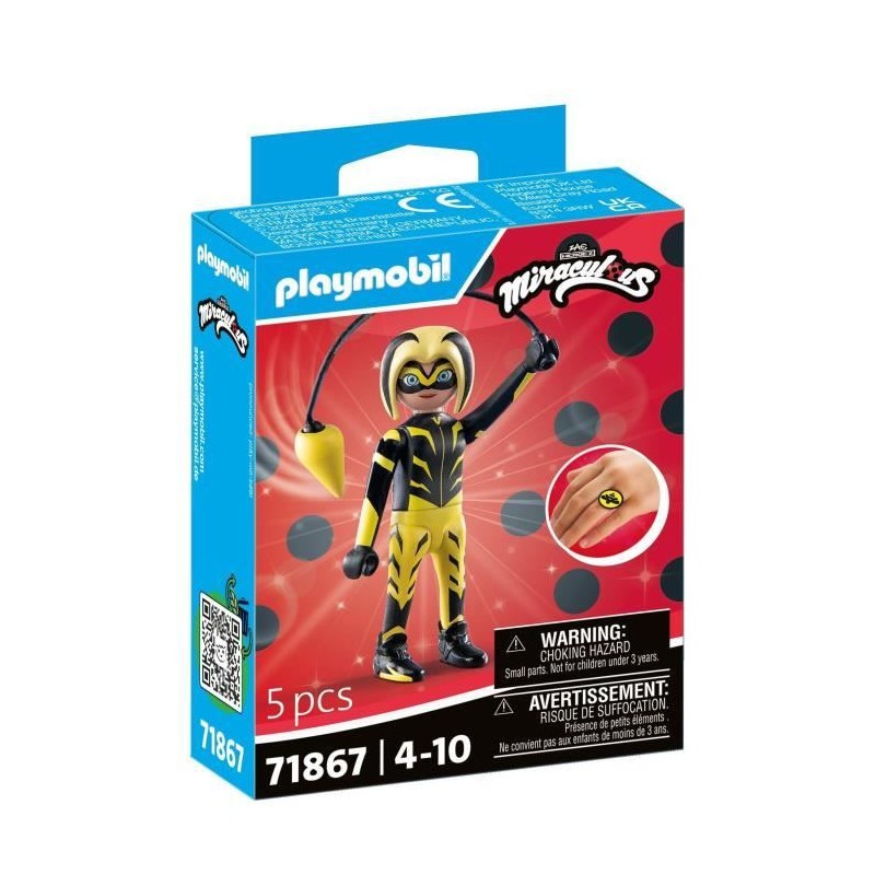 PLAYMOBIL 71867 Miraculous Vesperia - Figurine Zoé Lee et accessoires