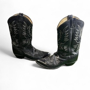 Black Cowboy Boots Vintage | eBay display picture 1