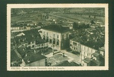 FELTRE (BL) PIAZZA VITTORIO EMANUELE VISTA DAL CASTELLO ANNO 1939
