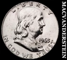 1963 Silver Franklin Half Dollar - Choice Gem Brilliant Unc++++  #J7773