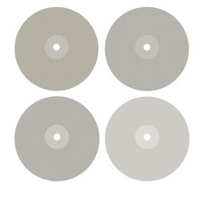 DZQ 4PCS Diamond Flat Lap Wheel Disc 6" x 1/2" Arbor Hole Abrasive Grit 600 1...