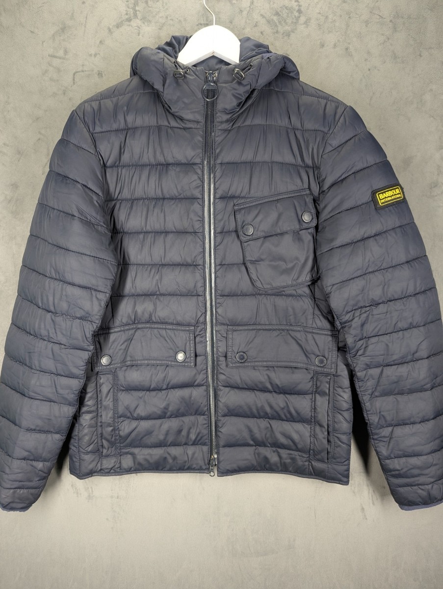 Barbour Ouston Jacket Men's Size Medium Fibredown Quilted Puffer