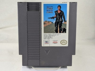 Mad Max - 1990 NES Nintendo Game  Cart Only Clear Case OEM untested