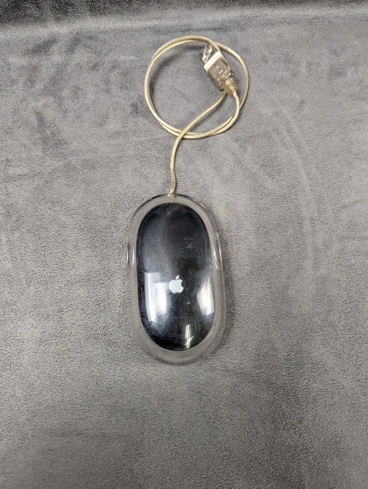 Vintage Apple Pro Mouse M5769 USB Wired Optical Mac Computer Accessory 2000s - Image 3 of 4
