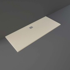RAK Feeling Cappuccino 1700mm x 700mm Rectangular Bathtub Replacement Shower Tra