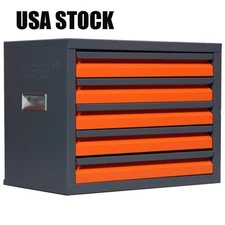 US Stock 5 Drawers Milling Cutter & Drill Bit Storage Cabinet 7 Drawer Divider