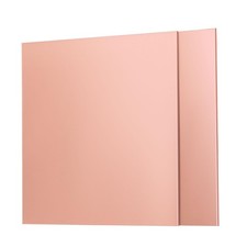2 Pack 99.9 Pure Copper Sheet,6"x6" 24 Gauge 0.5mm Thickness, Film Attached...