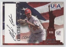 2007 USA Baseball National Signature Black Ink 342/395 Christian Colon Auto 0h13