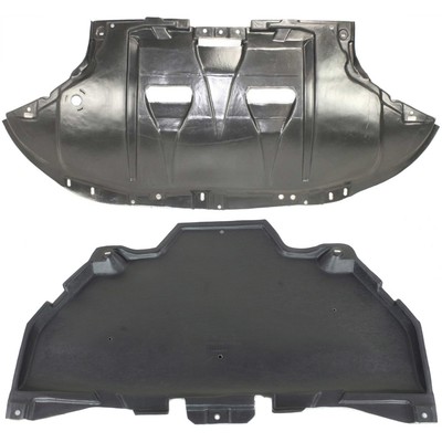 Set of 2 Engine Splash Shields Front & Rear for Audi RS4 A4 Quattro S4 Pair
