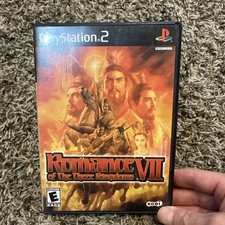 Romance of the Three Kingdoms VII Sony Playstation 2 Complete W Manual 2002