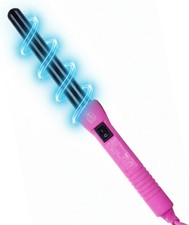 Herstyler Grande 1 Inch Ceramic Curling Iron Pink - Dual Voltage - Negative Ions