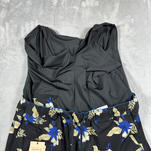 Scotch&Soda Swim Trunks Medium Midnight Garden 4-Way Stretch UPF 50+ NEW $78 - Picture 8 of 14