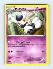 Carta Pokemon Meowstic 59/122 rara BREAKpoint giocata moderatamente