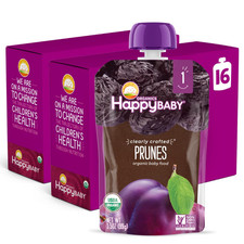 Organics Clearly Crafted Stage 1 Baby Food Pouches, Prunes, 3.5 Ounce Pouch Pac