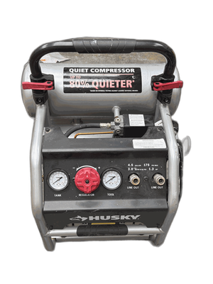 #ad Husky 4.5 Gal. 175 PSI Portable Electric Quiet Air Compressor $189.95