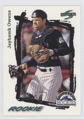 1995 Score Rookie Jayhawk Owens #588 2u3