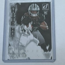 Panini 2025 Donruss White Hot Rookies Ashton Jeanty #WHR-ASJ Raiders Rookie