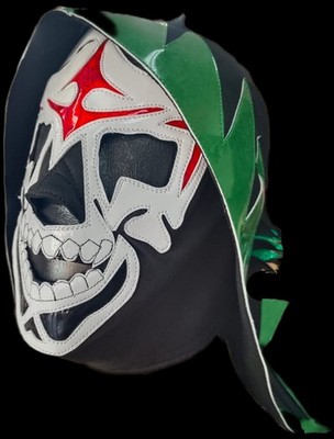 🔥LA PARKA AAA * GREEN SEMI PROFESIONAL Mask Lucha Libre TOP