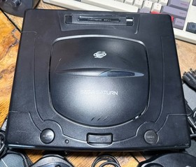 SEGA Saturn Model MK-80000A Console W/ 3D Controller and Cables Tested Working 