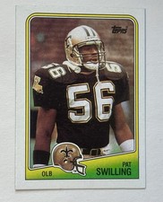 1988 Topps Pat Swilling RC #66 New Orleans Saints 