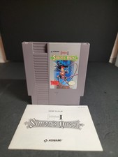 Castlevania II Simon's Quest - NES Nintendo 1988 - Authentic Cartridge W Manual