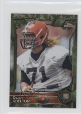 2015 Topps Chrome Mini Rookies STS Camo Refractor 81/99 Danny Shelton #131 0a9
