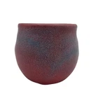 Vintage Van Briggle Studio Art Pottery Mulberry Pot Vase Signed 2.5" Planter
