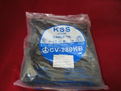 KSS Black Cable Ties 1000 per pack 11''