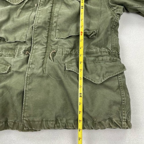 Vintage US Army Field Jacket Sz Small Short Green M-51 W/ Liner OG107 Korean War - Picture 7 of 16