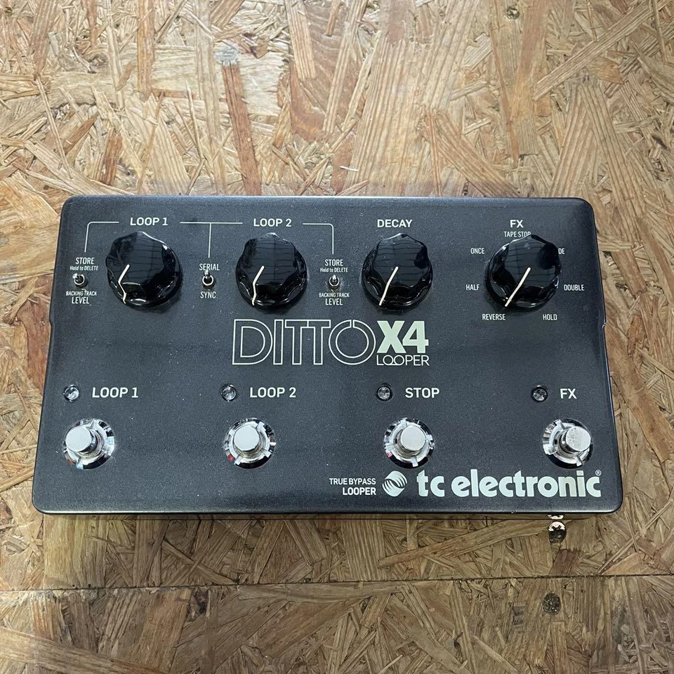Pédale de guitare TC Electronic DITTO X4 grise boucle double piste 7 types d'... - Photo 1/1