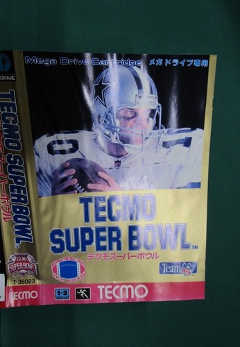 Mega-Drive Genesis - Tecmo Super Bowl - included box & manual. JAPAN GAME. 13740 - Picture 3 of 12