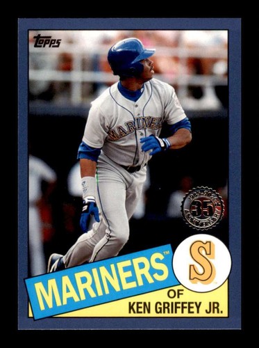 Ken Griffey Jr #85-89 2020 Topps 1985 35th Anniversary Blue Seattle Mariners SP