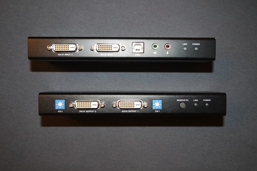 ATEN CE604 KVM Extender, 2x DVI, Audio, 2x USB, RS232 - Bild 6 von 13