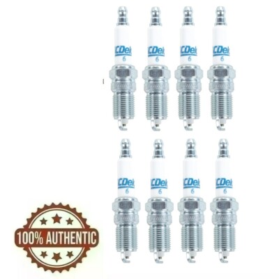 New AC Delco #6 Rapid Fire Spark Plug Platinum 19307137 Chevy GM SET of 8