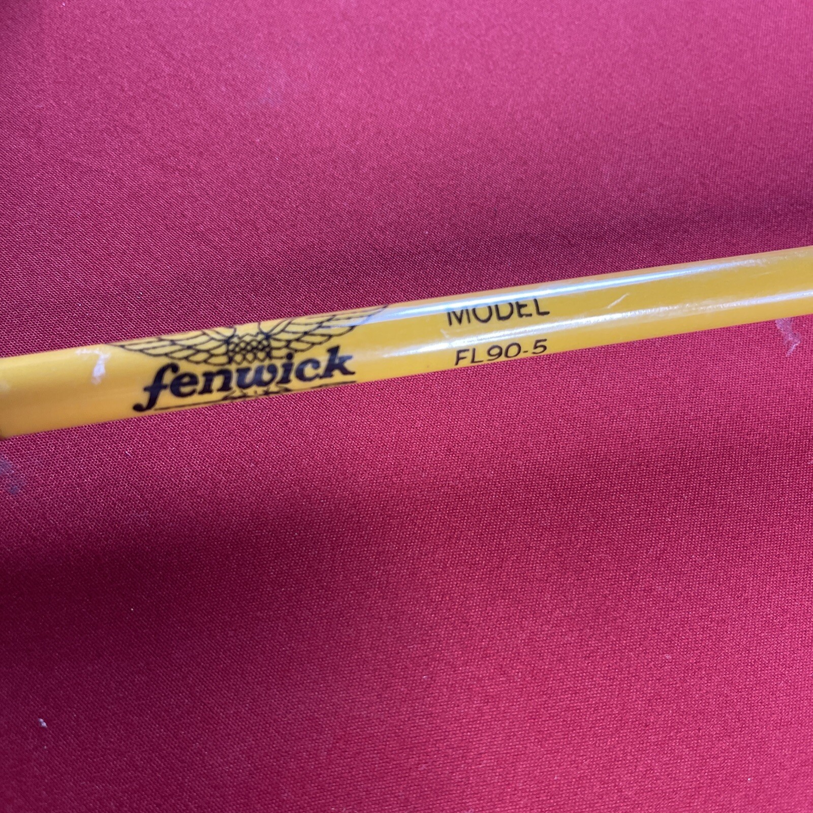 Fenwick Fiberglass FL90 5 Fly Fishing Rod 7 1/2 foot 2 Pc 5 Wt Made in USA INSTITUTO
