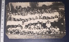 FOTO: SERINO 1932 ALUNNI DI SCUOLA CON MAESTRI E GENITORI E ISTITUZIONI FASCISTE