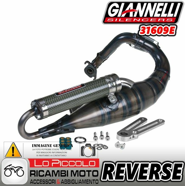 31609E SchalldäMpfer Giannelli Auspuffanlage Umgekehrte Peugeot Speedfight-image