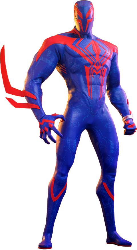 Marvel Spider-Man Across The Spider-Verse 2099 Figure Hot Toys Sideshow MMS711