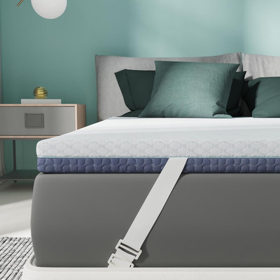3 Inch Firm Mattress Topper Twin Size, Memory Foam Bed Topper with Soft & Firm O