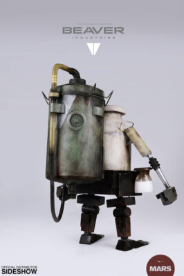 その他 threeA BEAVER INDUSTRIES Milky Bot ThreeA 3a Toys 1/6 Scale Milky Bot Beaver Industries Sawyer