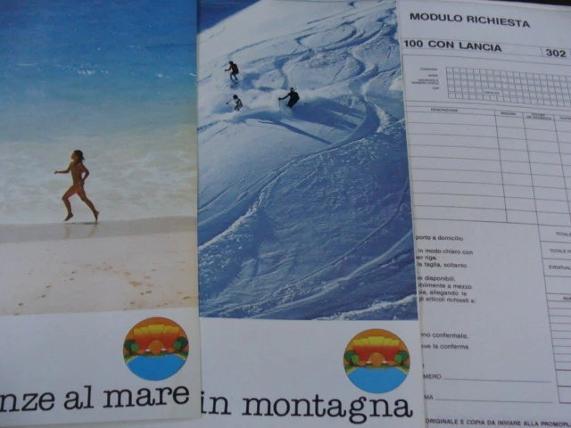 Fate 100 con Lancia cartella promozionale per concessionaria rivenditori 1982 - Immagine 3 di 4