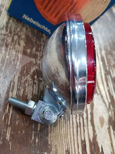 HELLA chrome rear fog light NEW NOS For MERCEDES BMW VOLKSWAGEN PORSCHE - Picture 6 of 11