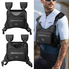 Outdoor Running Tactical Chest Bag for Men Fanny Waist Pack With Extra Storage