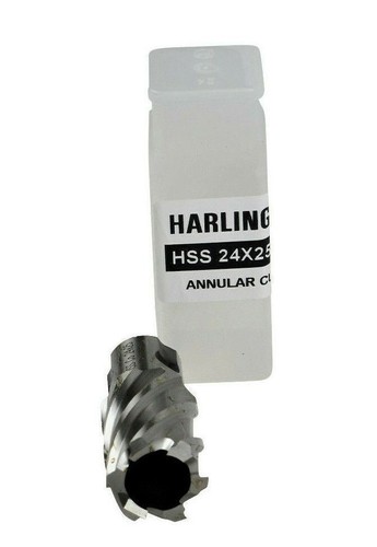 24x25mm HSS Annular Broach Cutter -Universal Shank Rotabroach Magnetic Drill