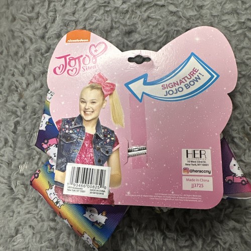 JoJo Siwa Unicorn Kitty Bow New - Picture 2 of 2