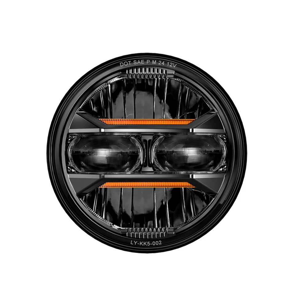 For Harley FXSTD 2000–2007 /FXDWG ab 1994-2008 /XL883C 1998 5.75" LED Headlight - Image 2 of 4