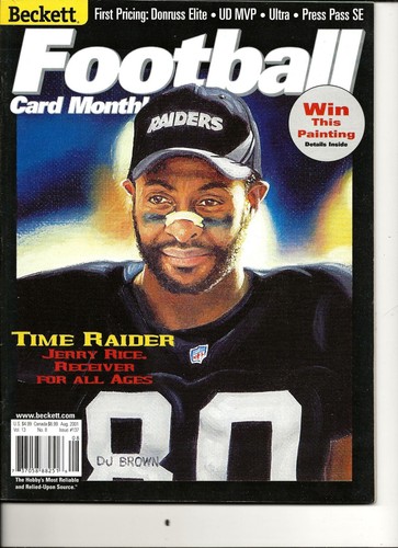 Beckett Football Card Monthly - August/2001 - Ausgabe #137 - JERRY RICE