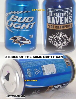 Wrangler Bud Light Cup スタジャン 2000年 2000 SUPER BOWL BALTIMORE RAVENS CHAMPS BUD LIGHT BEER CAN NFL